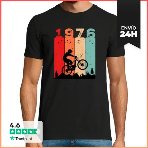 Camiseta Hombre Clásica 1976 50 Aniversario LaTostadora