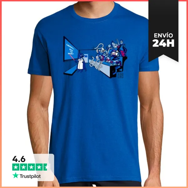 Camiseta Hombre Clásica Escuela De Villanos LaTostadora