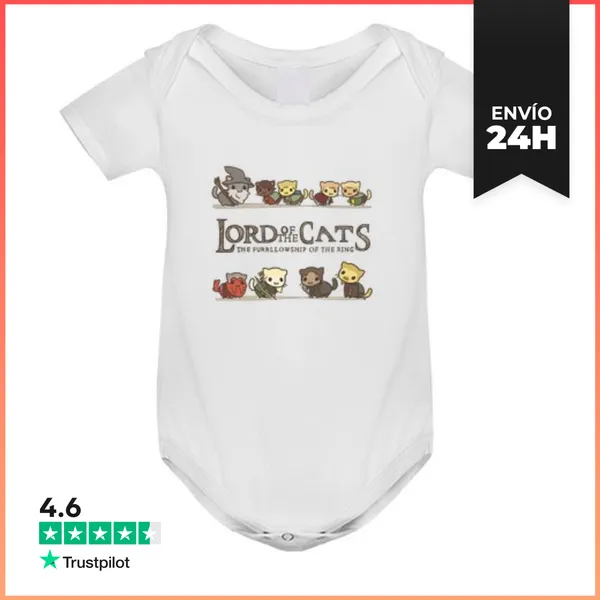 Body Bebé Lord Of The Cats LaTostadora