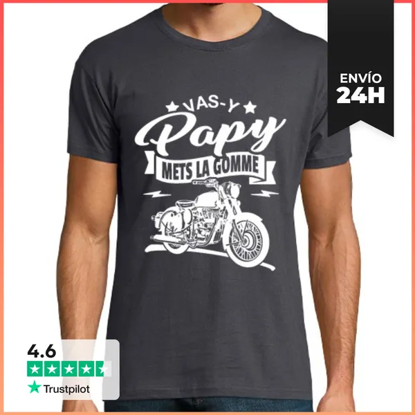 Camiseta Hombre Clásica Adelante Abuelo Pon El Chicle LaTostadora