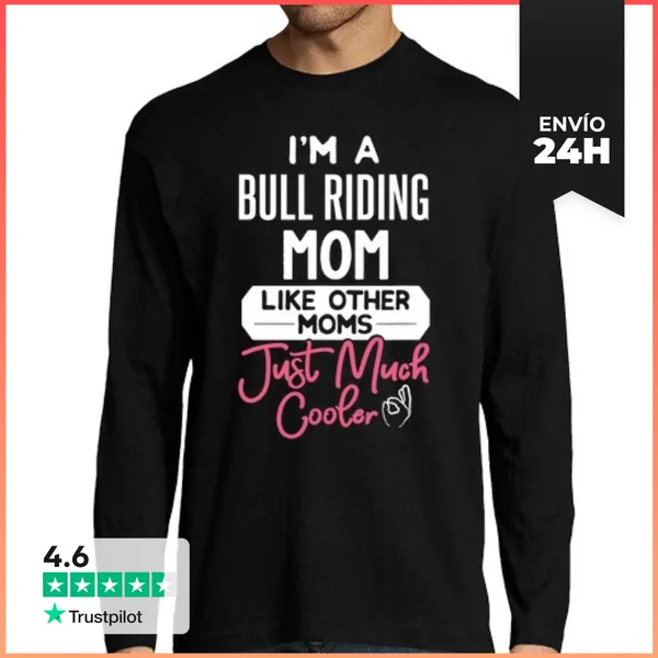 Camiseta Hombre Manga Larga Madre Genial Del Día De Las Madres