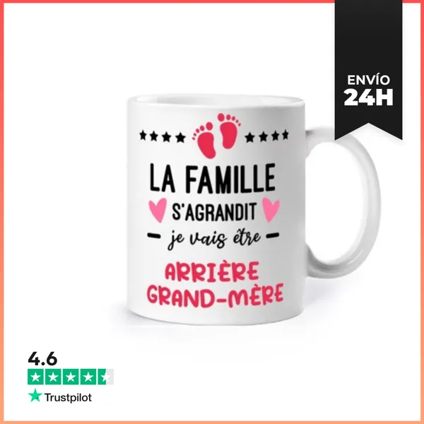 Taza Familia Crece Bisabuela LaTostadora