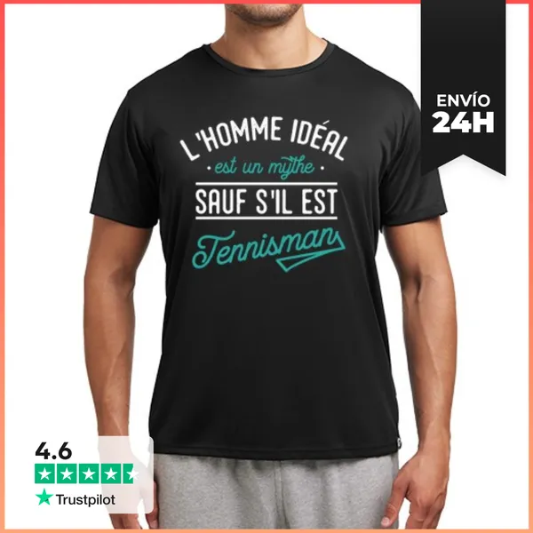 Camiseta Deportiva Hombre Regalo Ideal Jugador De Tenis Hombre