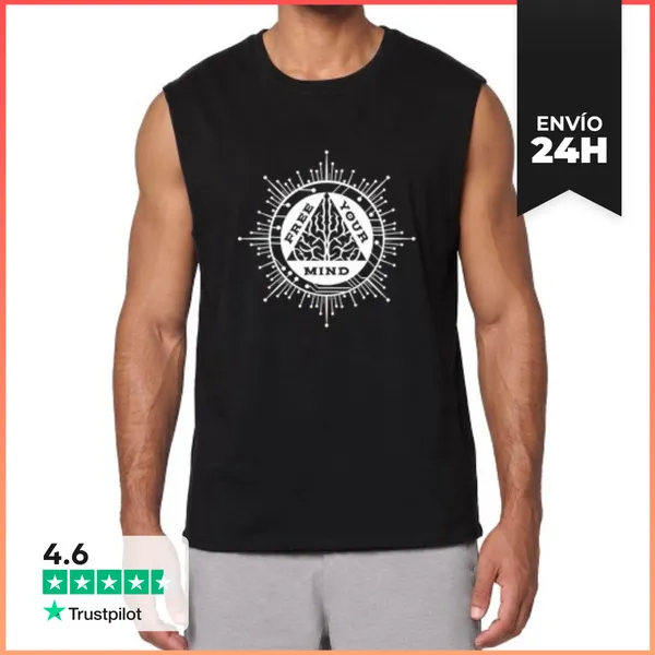 Camiseta Sin Mangas Libera Tu Mente - Inteligencia Artificial