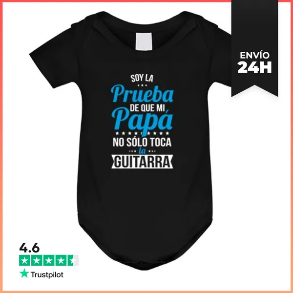 Body Bebé Mi Papá No Sólo Toca La Guitarra LaTostadora