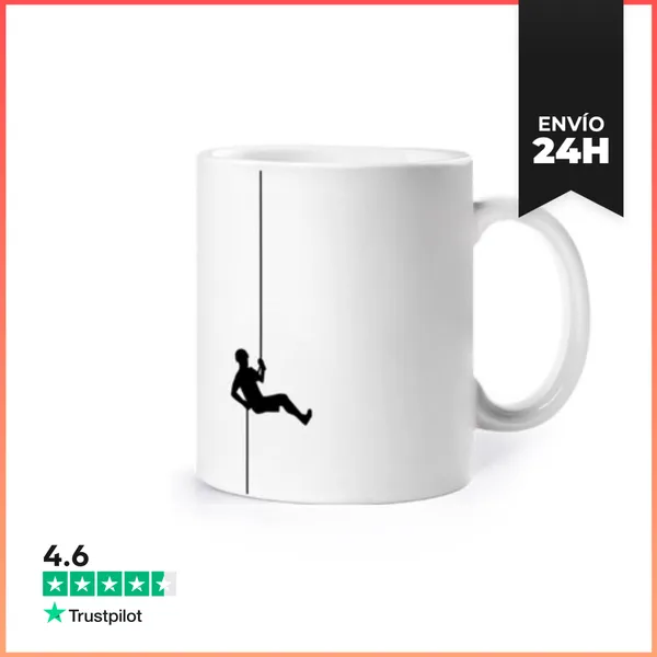Taza Escalada Rappel LaTostadora