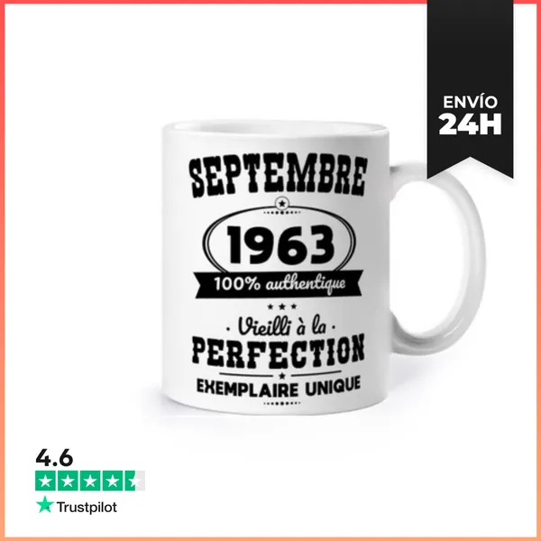 Taza Septiembre 1963 - Auténtico - 60 Años LaTostadora