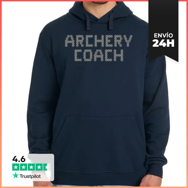 Sudadera Unisex Con Capucha ArCHErY CoAcH (mini Targets)