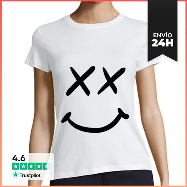 Camiseta Mujer Clásica Felicidad LaTostadora