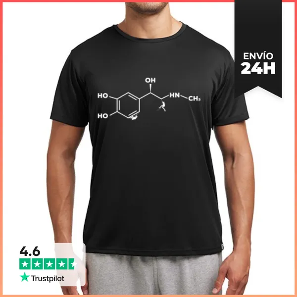 Camiseta Deportiva Hombre Escalada Fórmula Adrenalina Montañismo
