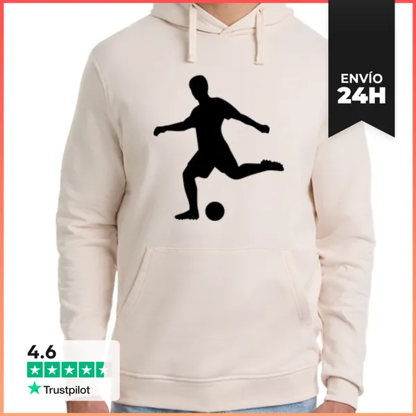 Sudadera Unisex Con Capucha Fútbol LaTostadora