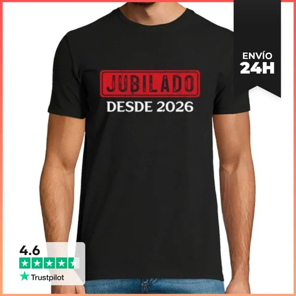 Camiseta Hombre Clásica Jubilacion 2026 Hombre Regalo LaTostadora