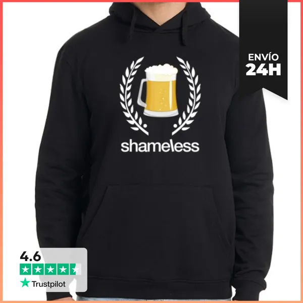 Sudadera Unisex Con Capucha Shameless LaTostadora