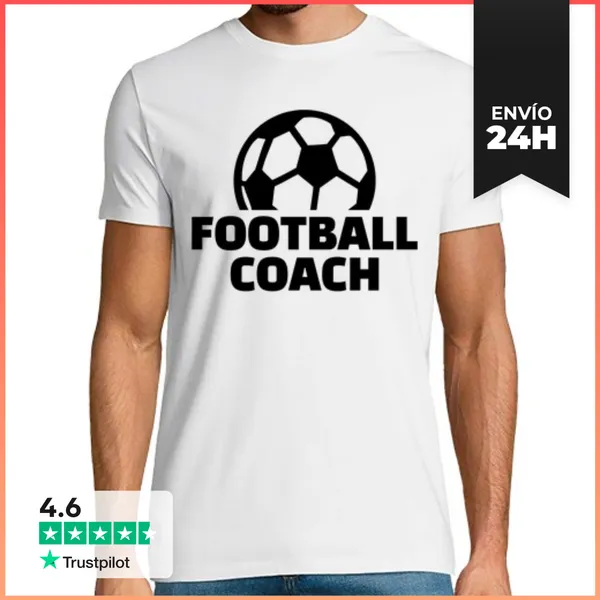 Camiseta Hombre Clásica Entrenador De Fútbol LaTostadora