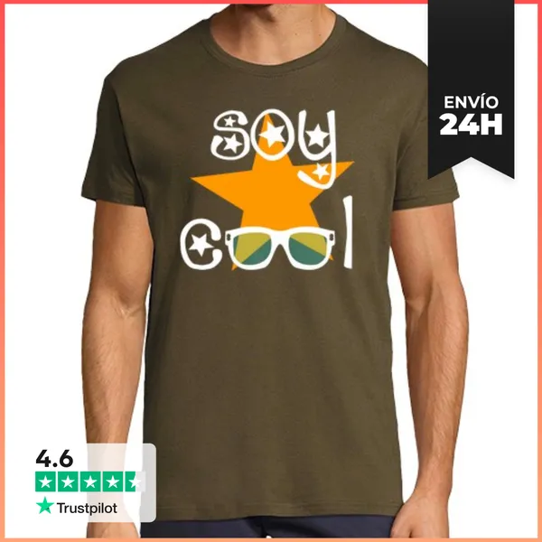 Camiseta Hombre Clásica Soy Cool LaTostadora