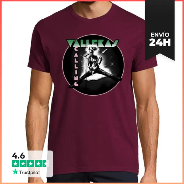 Camiseta Hombre Clásica Vallekas Calling LaTostadora