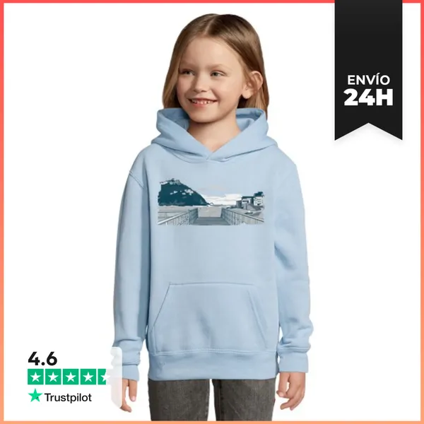 Sudadera Para Niños Con Capucha El Puerto De Donostia-San