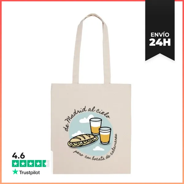Bolsa De Tela De Madrid Al Cielo LaTostadora