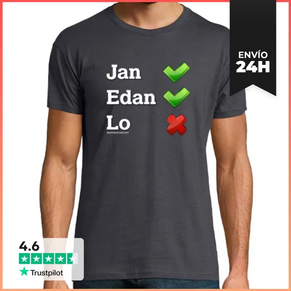 Camiseta Hombre Clásica Jan Edan Lo LaTostadora