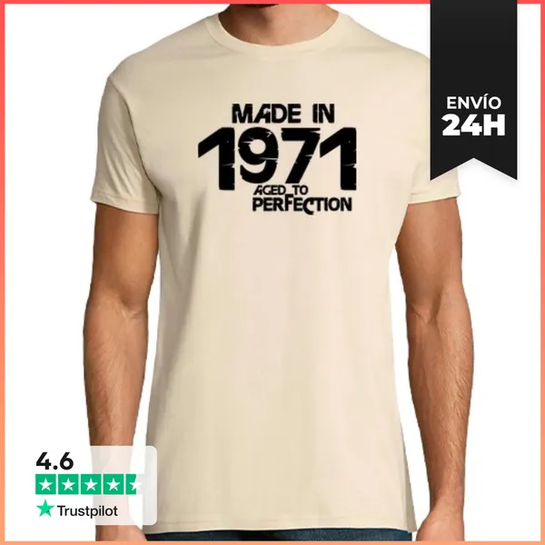 Camiseta Hombre Clásica 1971 FarCry Negro LaTostadora