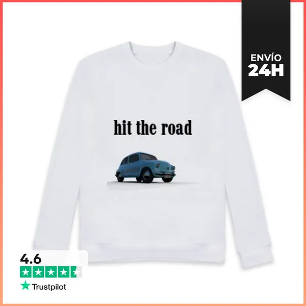 Sudadera Unisex Hit The Road LaTostadora