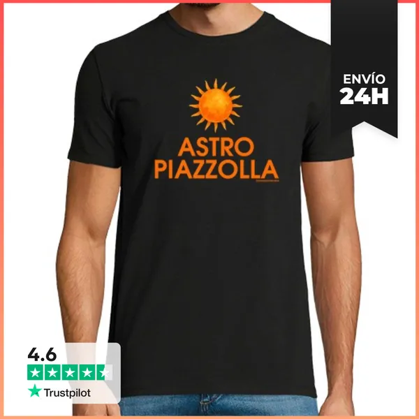 Camiseta Hombre Clásica ASTRO PIAZZOLLA ALF LaTostadora