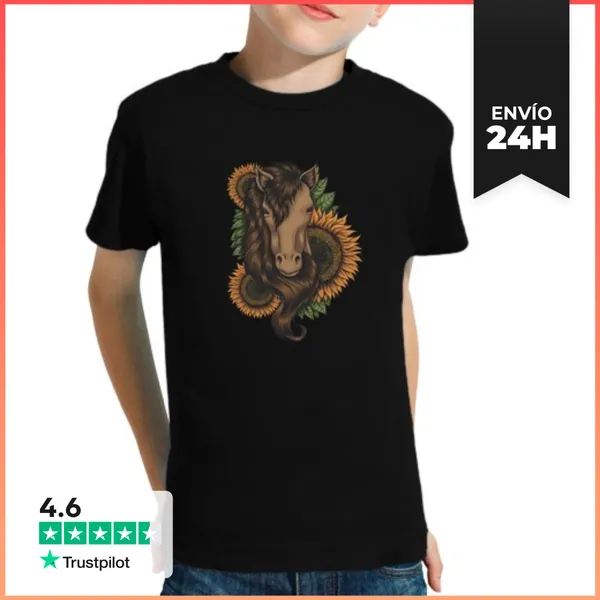 Camiseta Clásica Para Niños Amante De La Afición Del Girasol Del