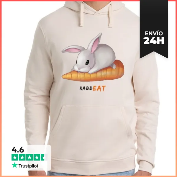 Sudadera Unisex Con Capucha Rabbeat LaTostadora