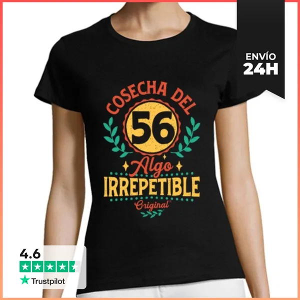 Camiseta Mujer Clásica Cosecha Del 56 Irrepetible LaTostadora