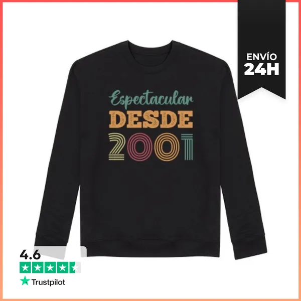 Sudadera Unisex ESPECTACULAR DESDE 2001 LaTostadora