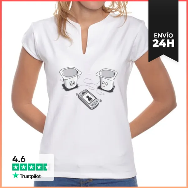 Camiseta Mujer Cuello Mao Evolution LaTostadora