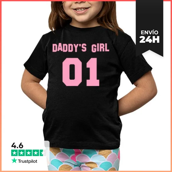 Camiseta Clásica Para Niños Niña De Papá LaTostadora