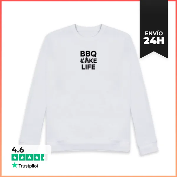 Sudadera Unisex Vida De Lago Barbacoa Ancla Y Llamas LaTostadora