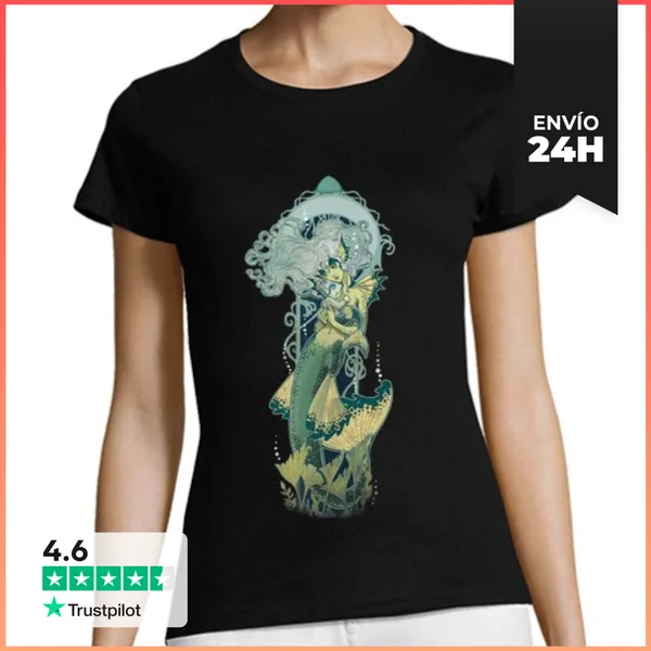 Camiseta Mujer Clásica Canción De Cuna Del Abismo LaTostadora