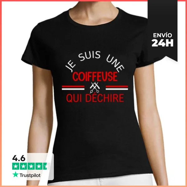 Camiseta Mujer Clásica Soy Una Peluquera Que Llora LaTostadora