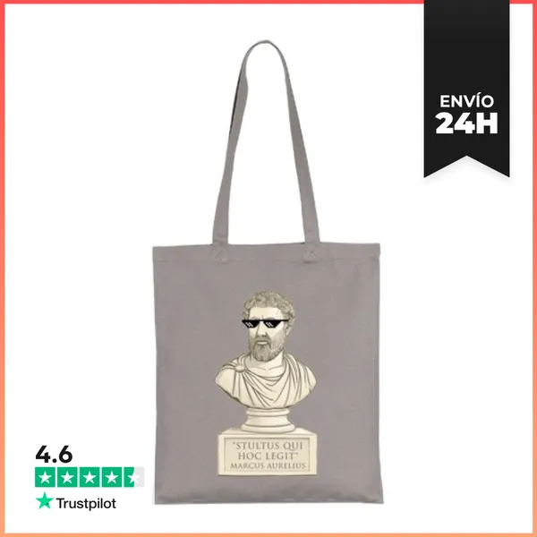 Bolsa De Tela Marco Aurelio El Estoico Cachondo LaTostadora