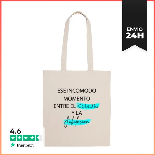 Bolsa De Tela Ese Incomodo Momento Entre El Colegio Y La