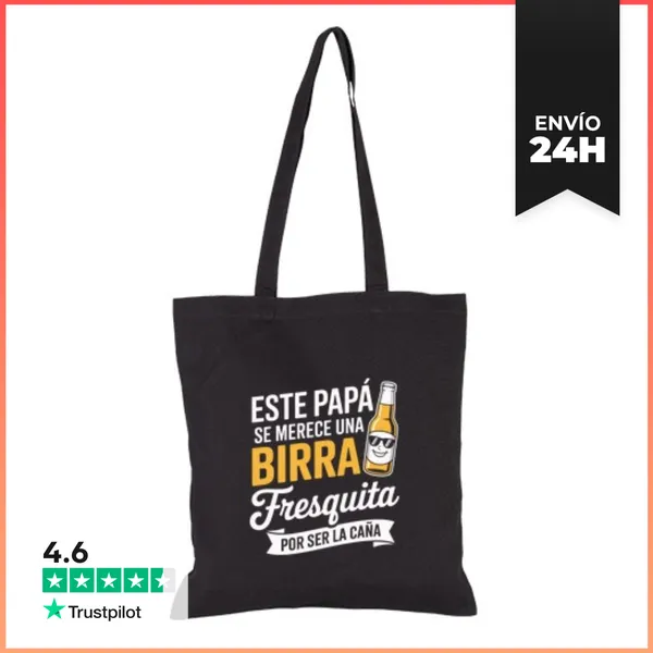 Bolsa De Tela ESTE PAPÁ SE MERECE UNA BIRRA Fresquita POR SER LA