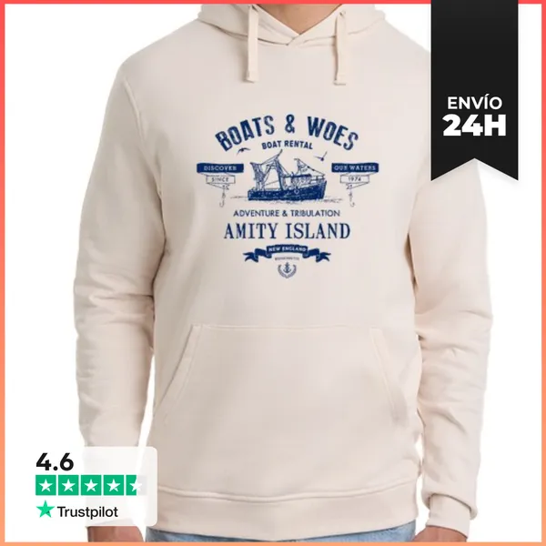 Sudadera Unisex Con Capucha Boats & Woes LaTostadora