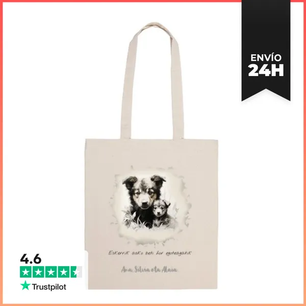 Bolsa De Tela Eskerrik Asko Beti Hor Egoteagatik. Bh LaTostadora