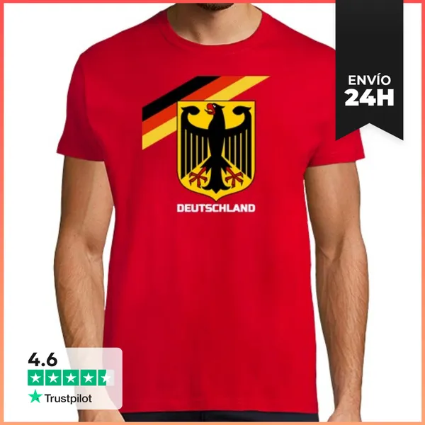 Camiseta Hombre Clásica ALEMANIA LaTostadora