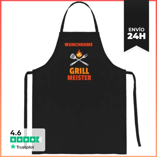 Delantal Grillmeister Personalisiert LaTostadora