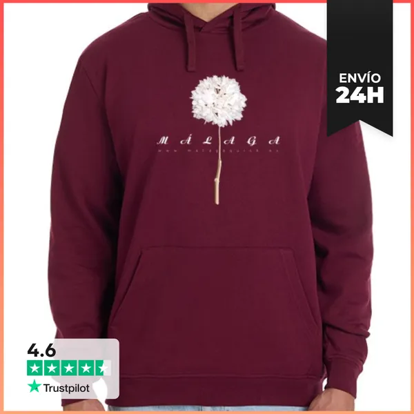 Sudadera Unisex Con Capucha Biznaga Malagueña LaTostadora