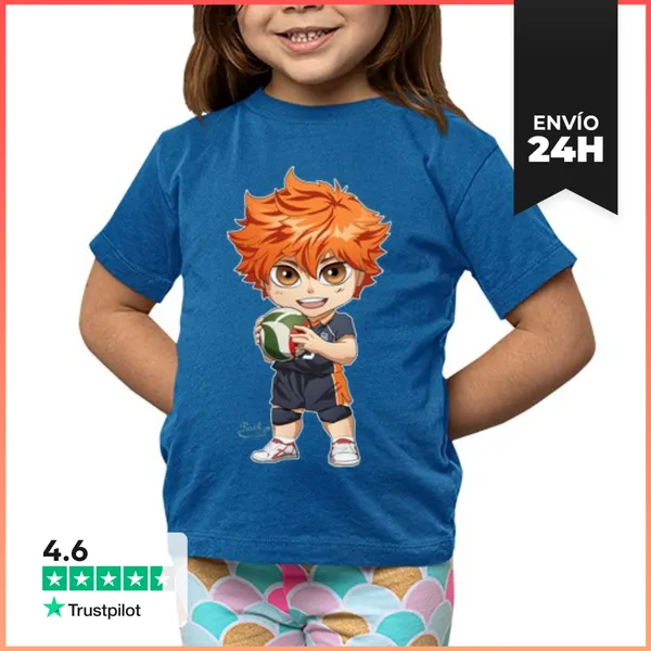 Camiseta Clásica Para Niños Hinata LaTostadora