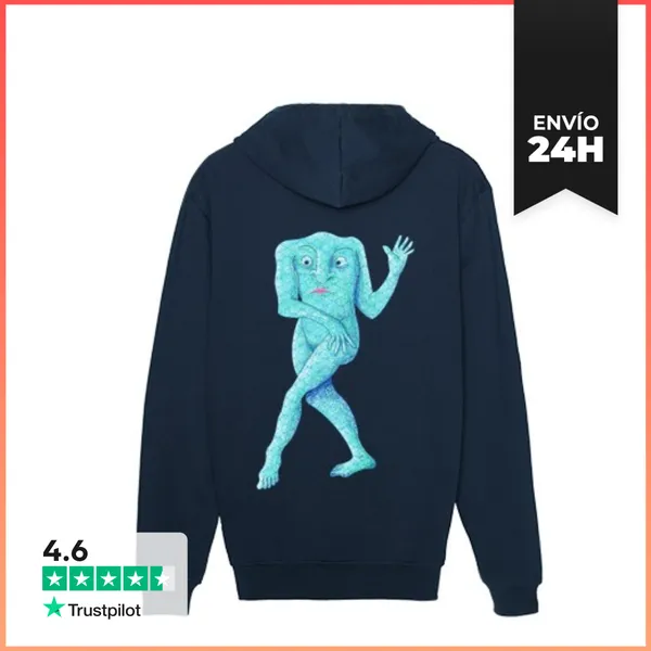 Sudadera Unisex Con Capucha Rutine Back Full LaTostadora