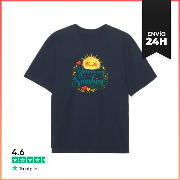 Camiseta Oversize Eres Mi Rayo De Sol LaTostadora