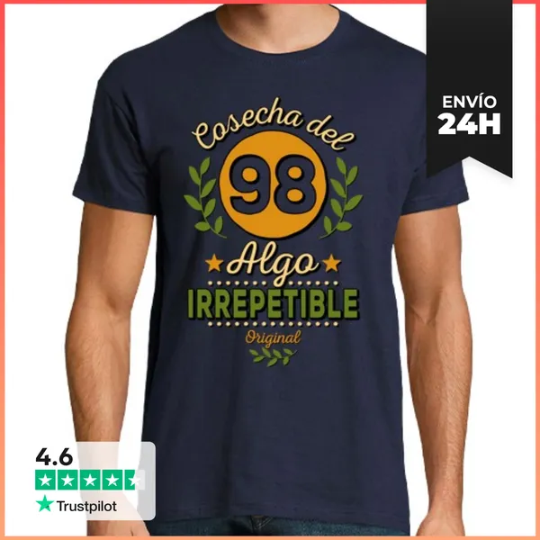 Camiseta Hombre Clásica Cosecha Del 98. Irrepetible LaTostadora