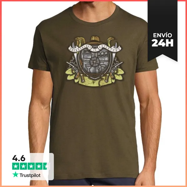 Camiseta Hombre Clásica Adventurer's Crest LaTostadora