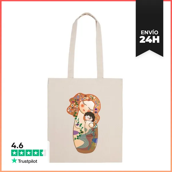Bolsa De Tela Kokeshi Maternidad De Klimt LaTostadora
