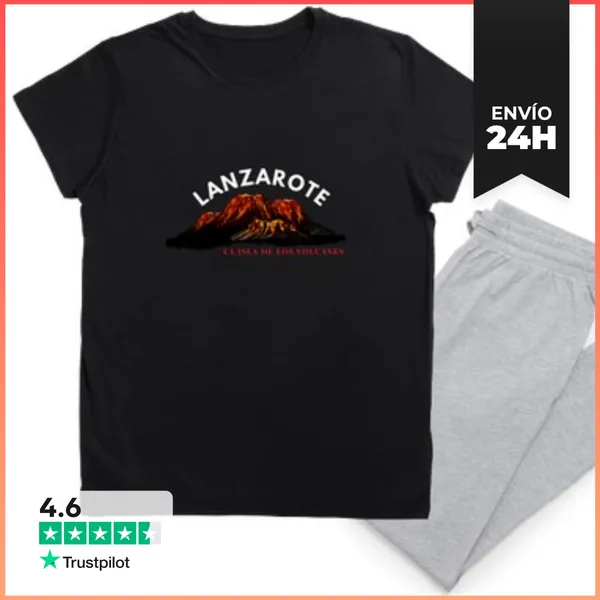 Pijama Lanzarote La Isla De Los Volcanes LaTostadora